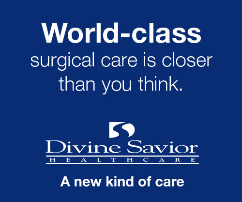 Divine Savior Healthcare digital ad; world-class care is closer than you think