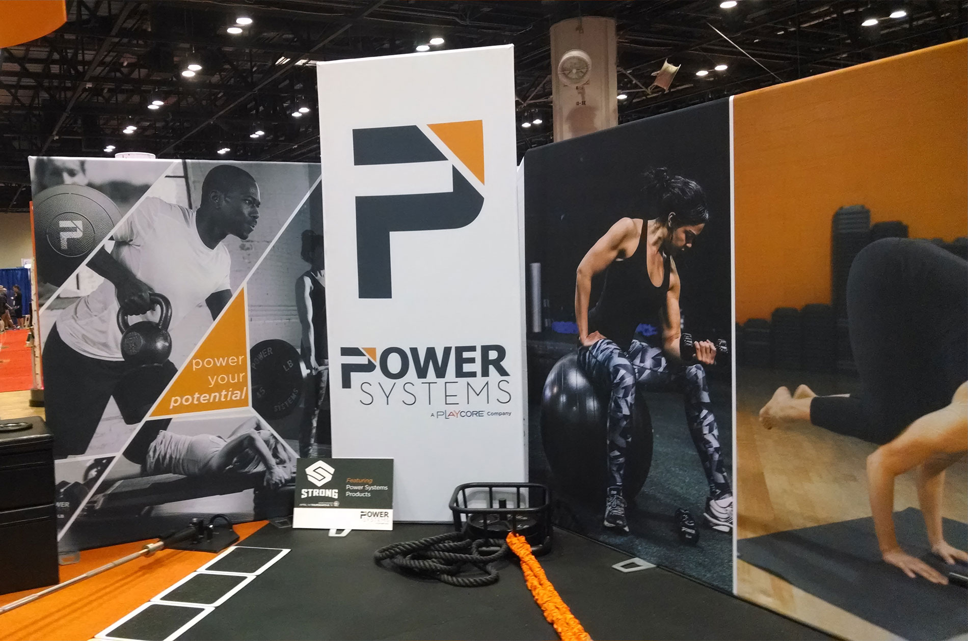 Power Systems' display at Florida Fitness Expo