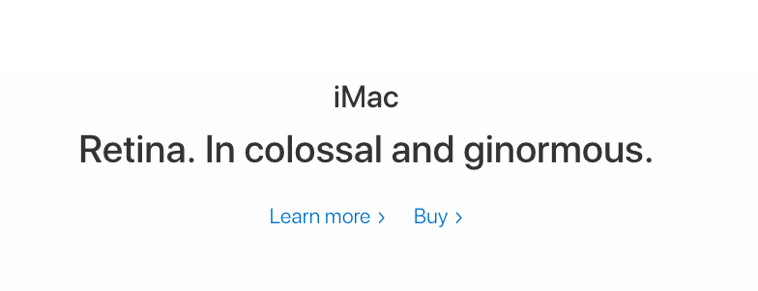 iMac advertisement