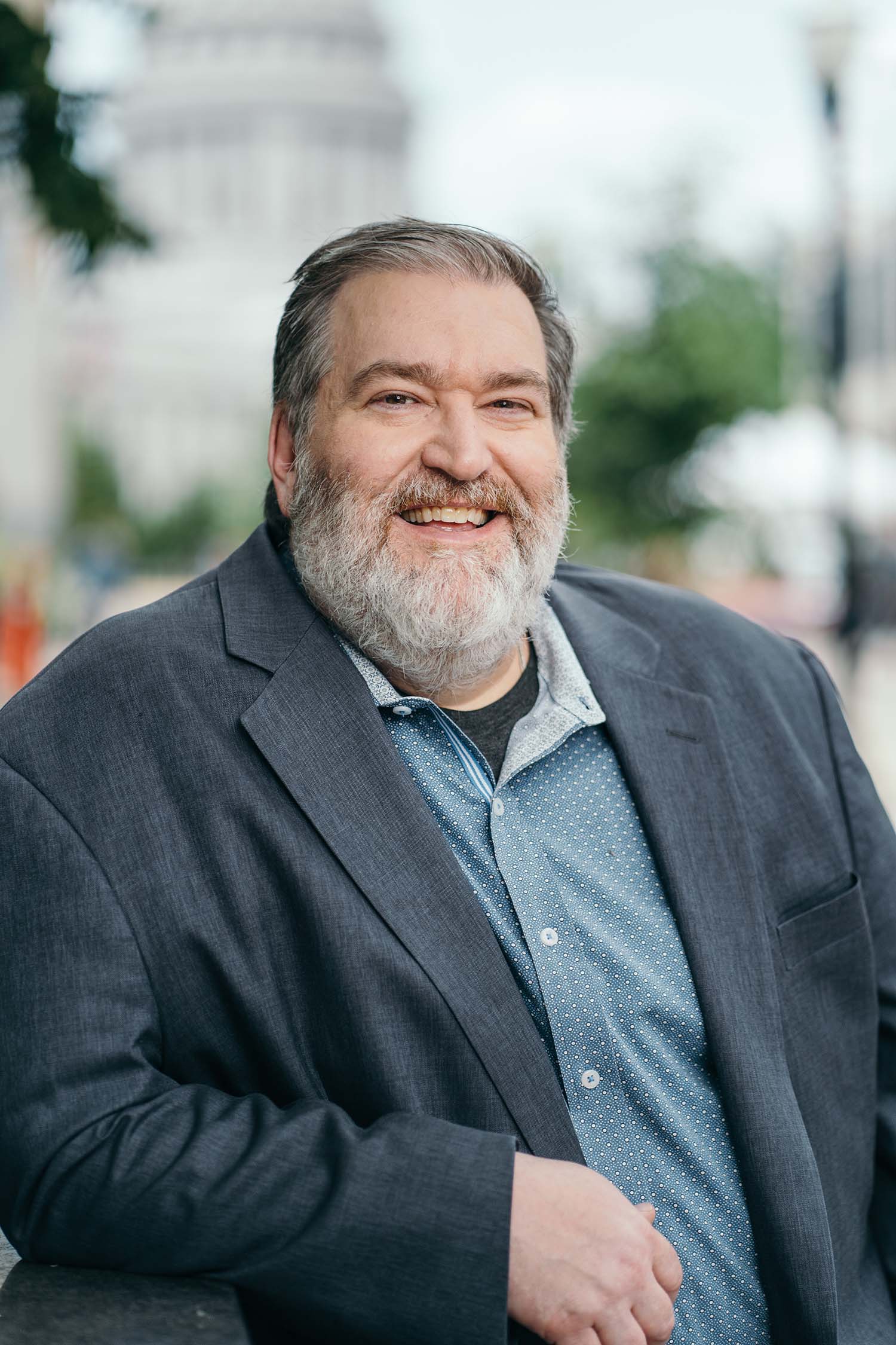 portrait of 6AM Marketing Creative Director Jim Toth in downtown Madison, Wisconsin