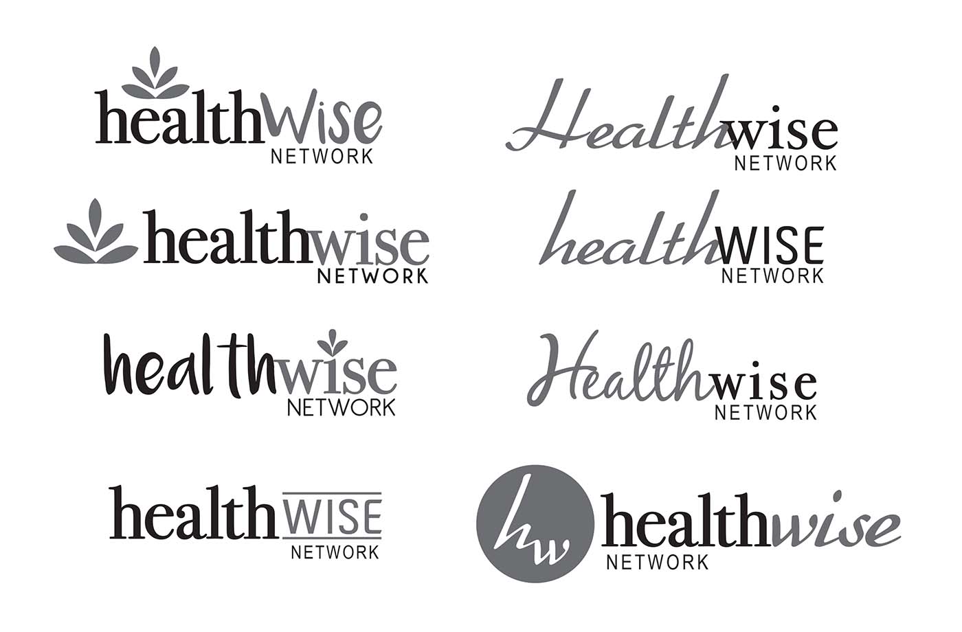pencil sketches of potential Healthfirst logo