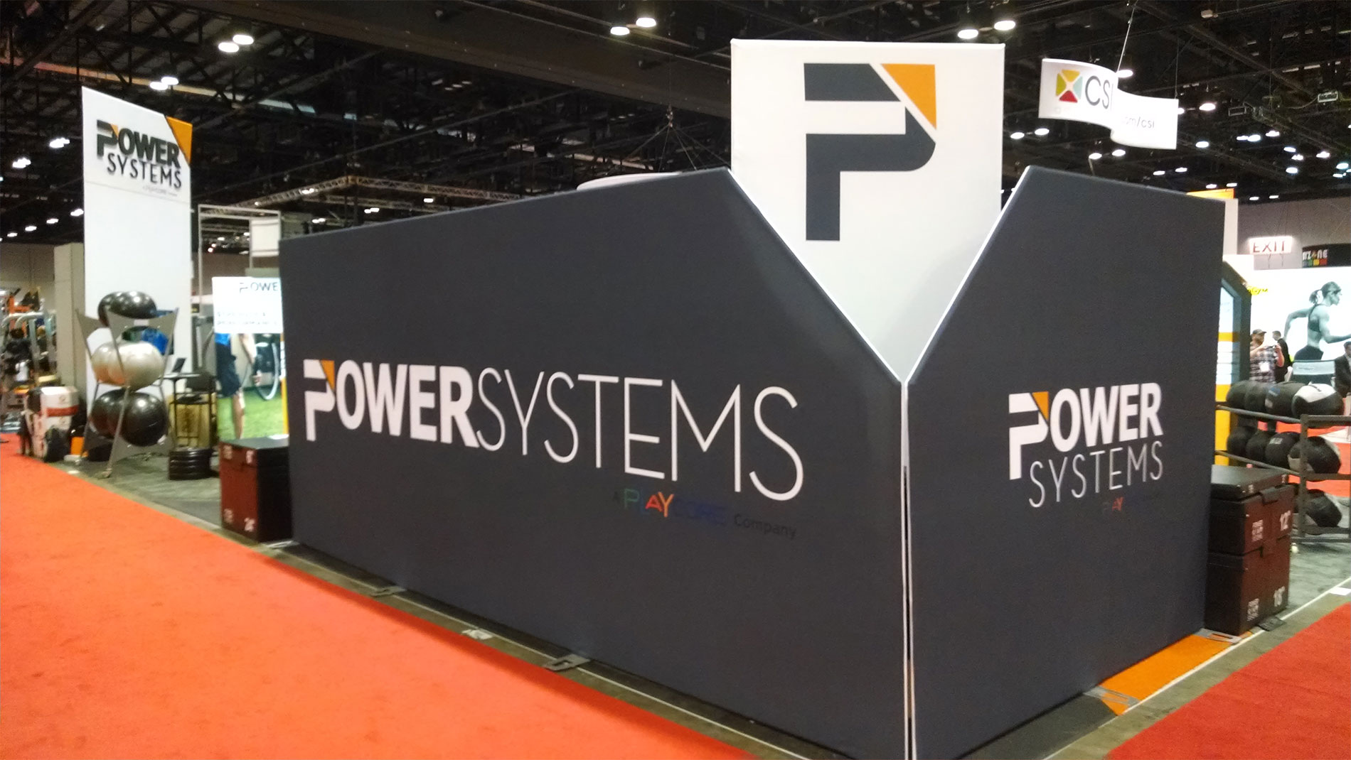 Power Systems' display at Florida Fitness Expo